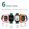 2021 New Full Touch Screen Step Counting Smart Watch Heart Rate Monitoring Sports Smart Bracelet IP67 Large Screen UM60 smart wa
